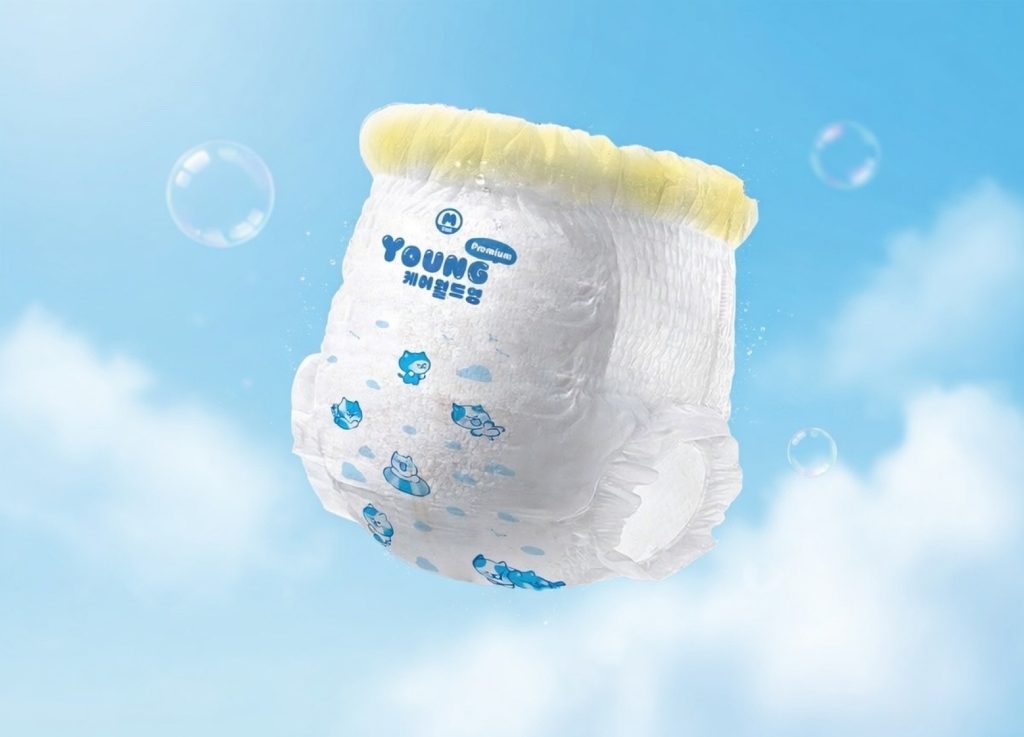 Bỉm Young Premium chống hăm da cho bé - cấu trúc 6D thoáng khí