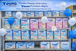 Bỉm Young Premium tại cửa hàng mẹ và bé Việt Nam